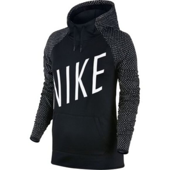 Women's Black Nike dri-fit hoodie - Picture 1 of 10